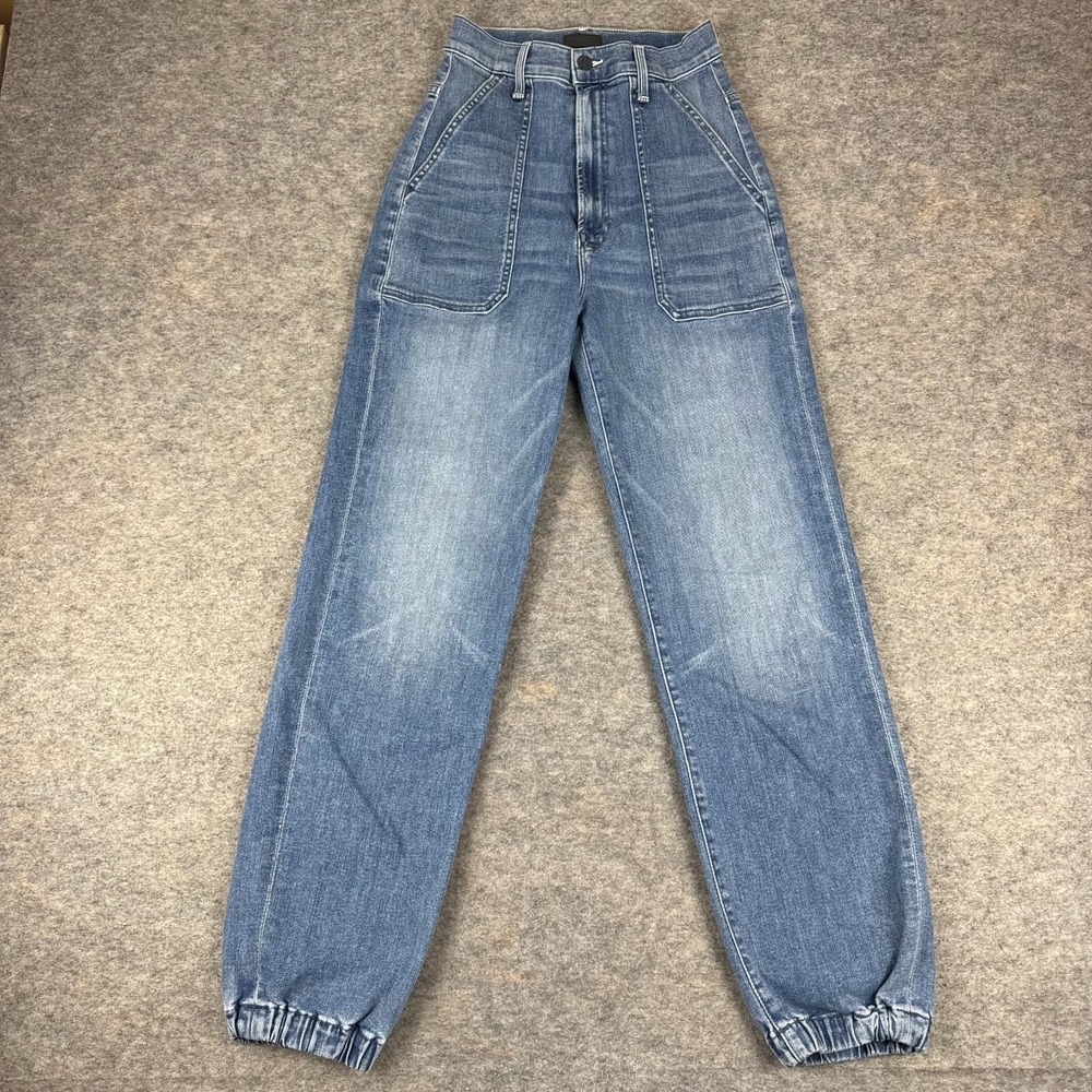 MOTHER‎ Wrapper Patch Springy Ankle Jeans 29" We The Animals Blue Womens 25